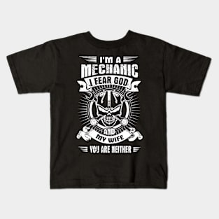 Mechanic and Wife Kids T-Shirt